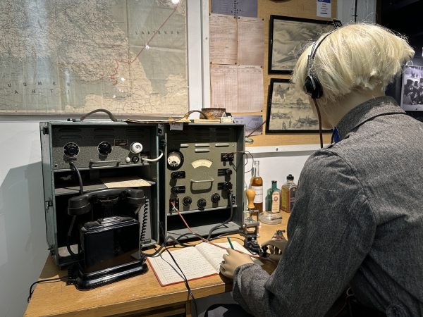 Näyttelypiste Muistojen Raja -museossa Kontiolahdella