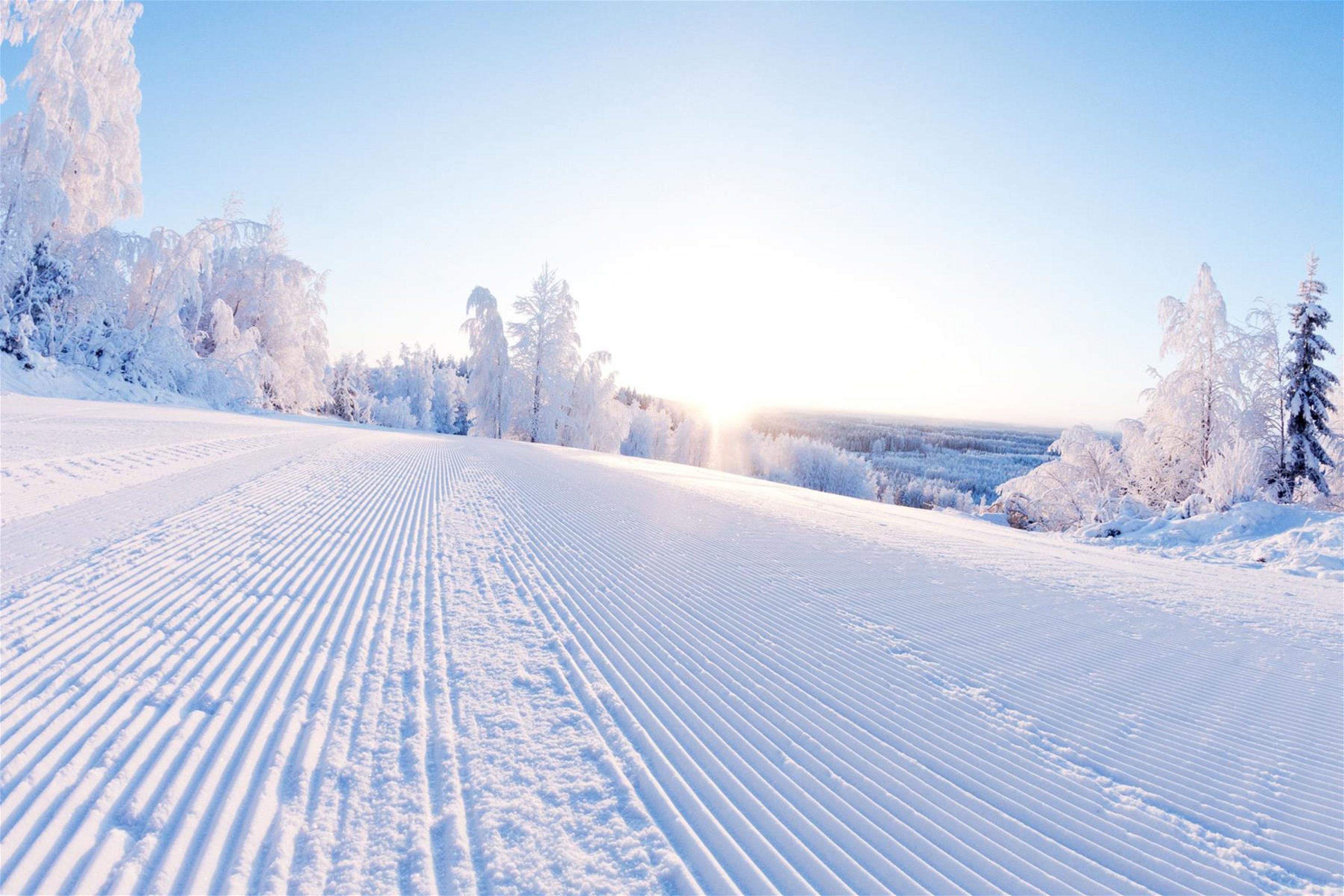 Vasta ajetutu laskettelurinteet