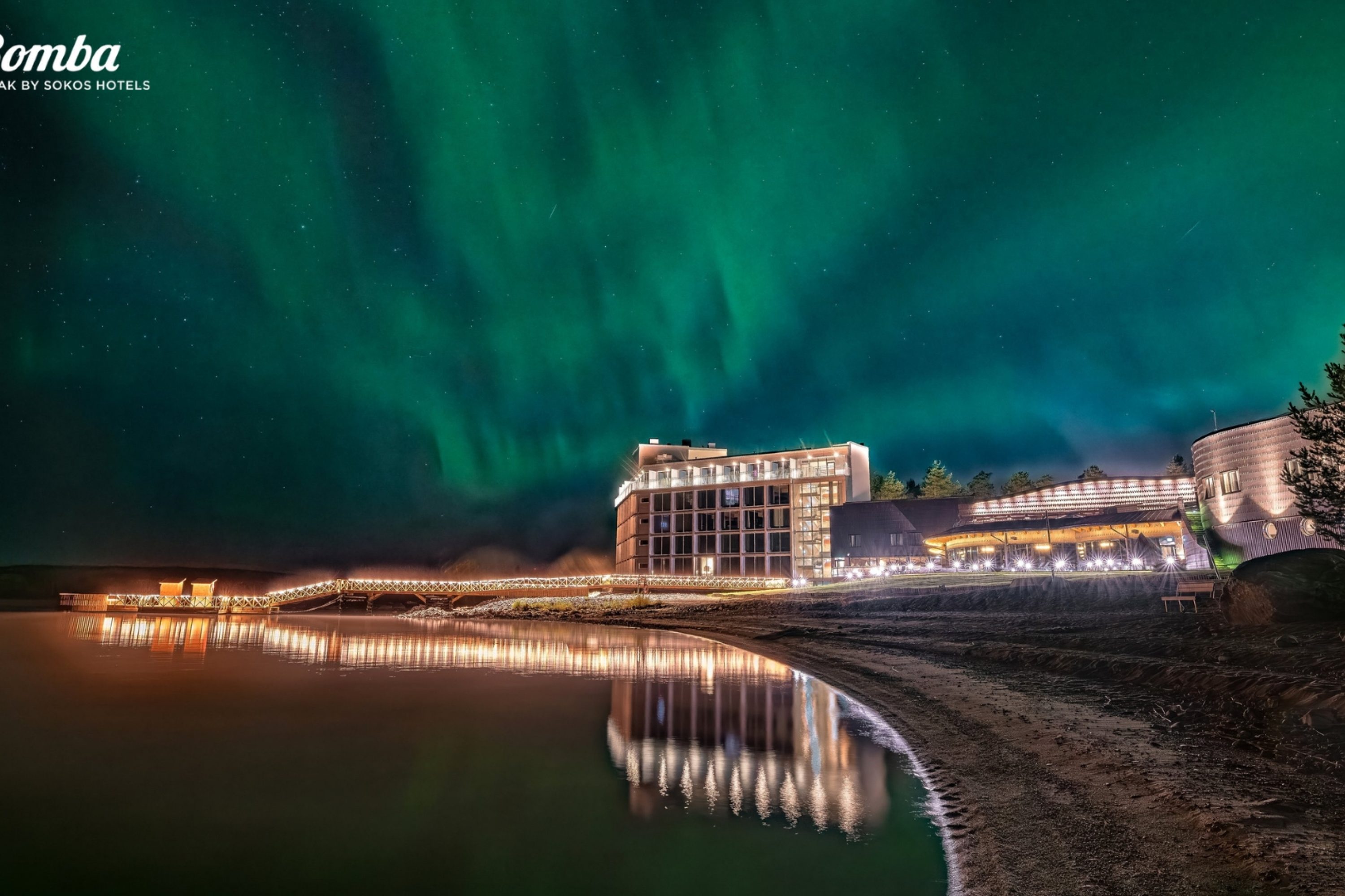 Northern lights in Bomba, Nurmes