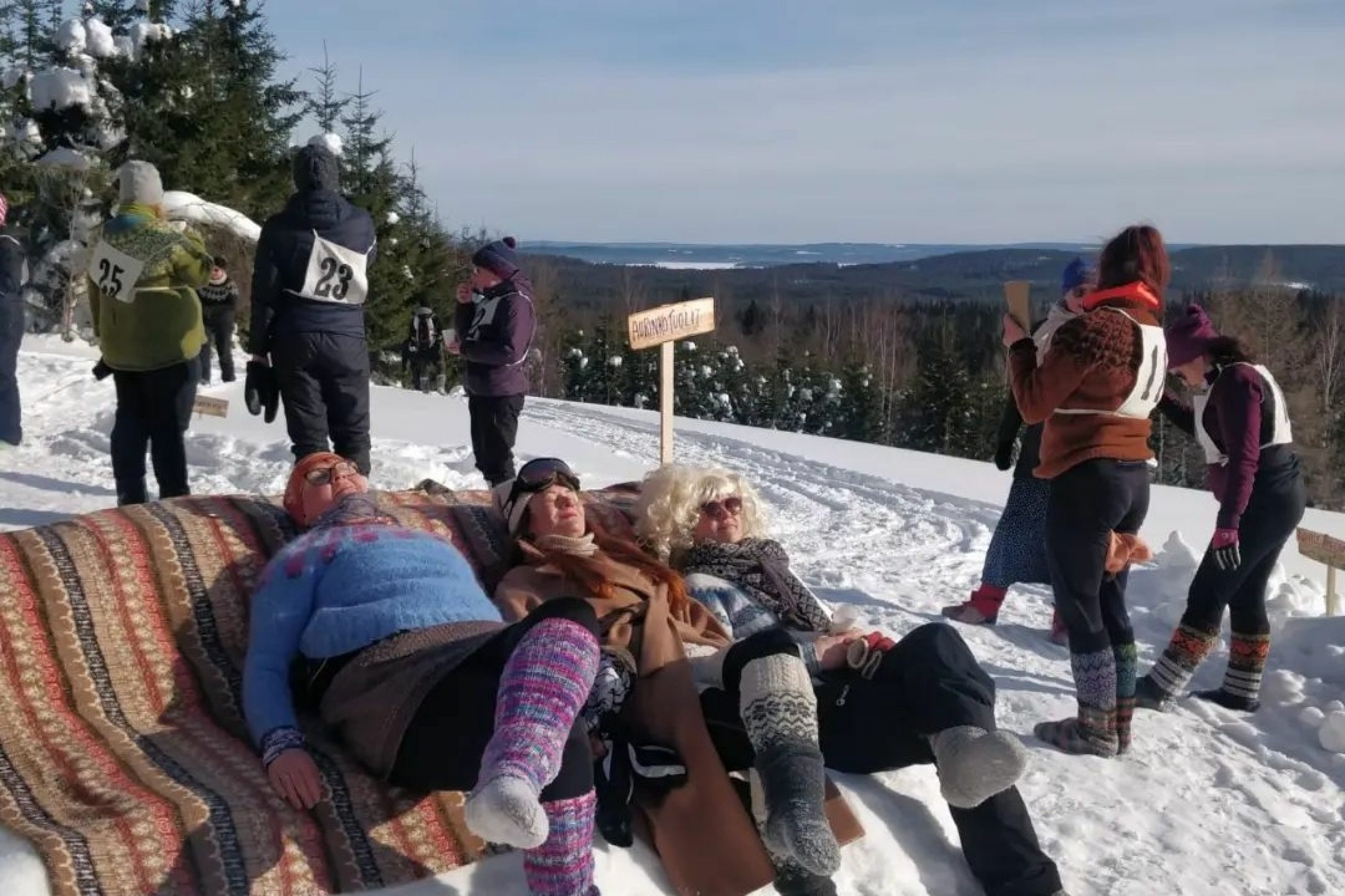 Wool Sock Run at Koli