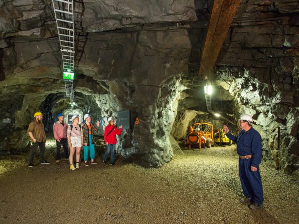 Outokummun Vanhan kaivoksen museotunneli