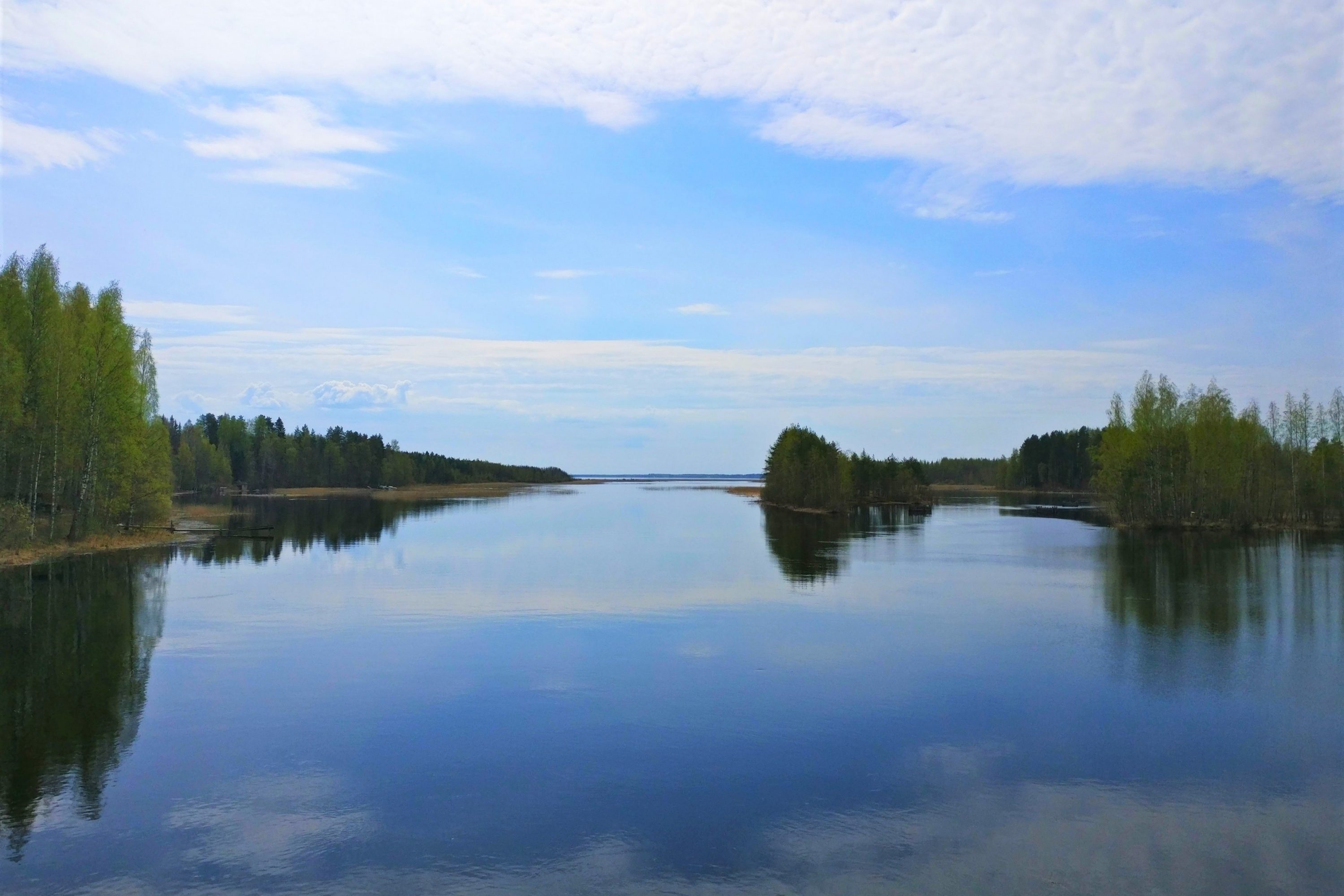 Höytiäisen kanava ja tyyni vedenpinta