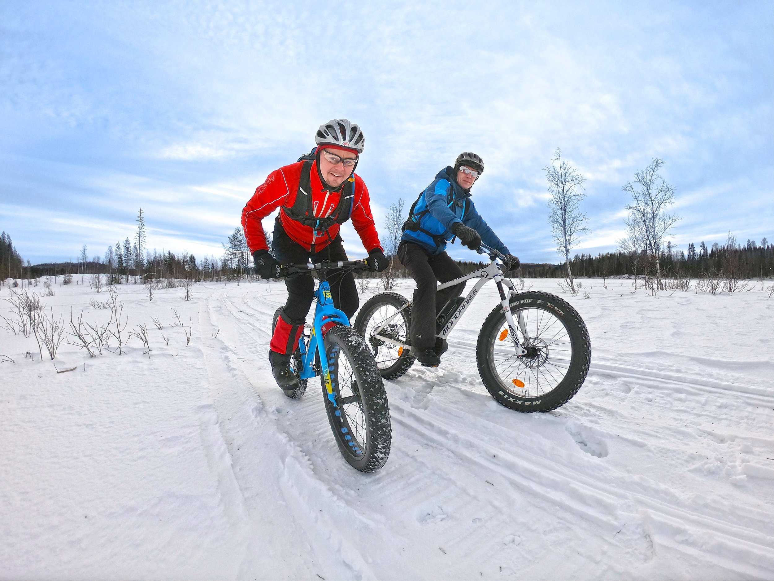 kansi talvifatbike reitit by Artika